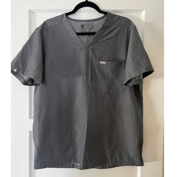 Figs Gray Men's Shirt - Picture 2 of 4